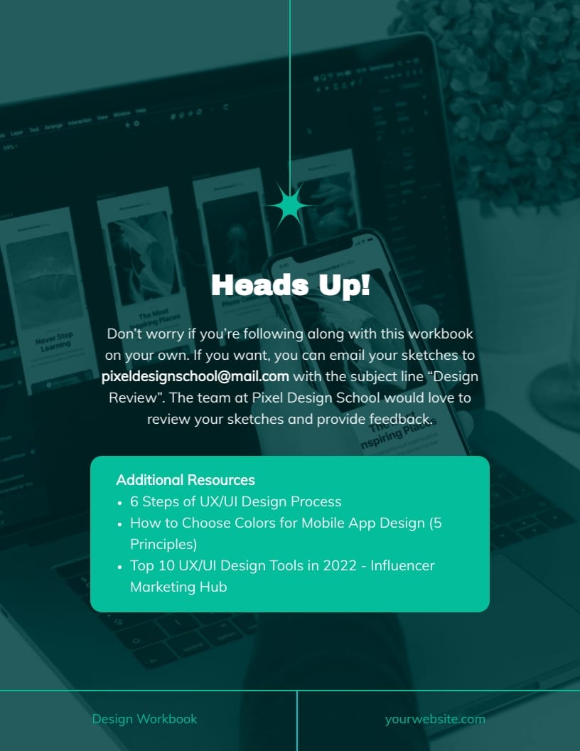 UI Design Workbook Template - Slide 10 UI Design Workbook Template - Slide 10