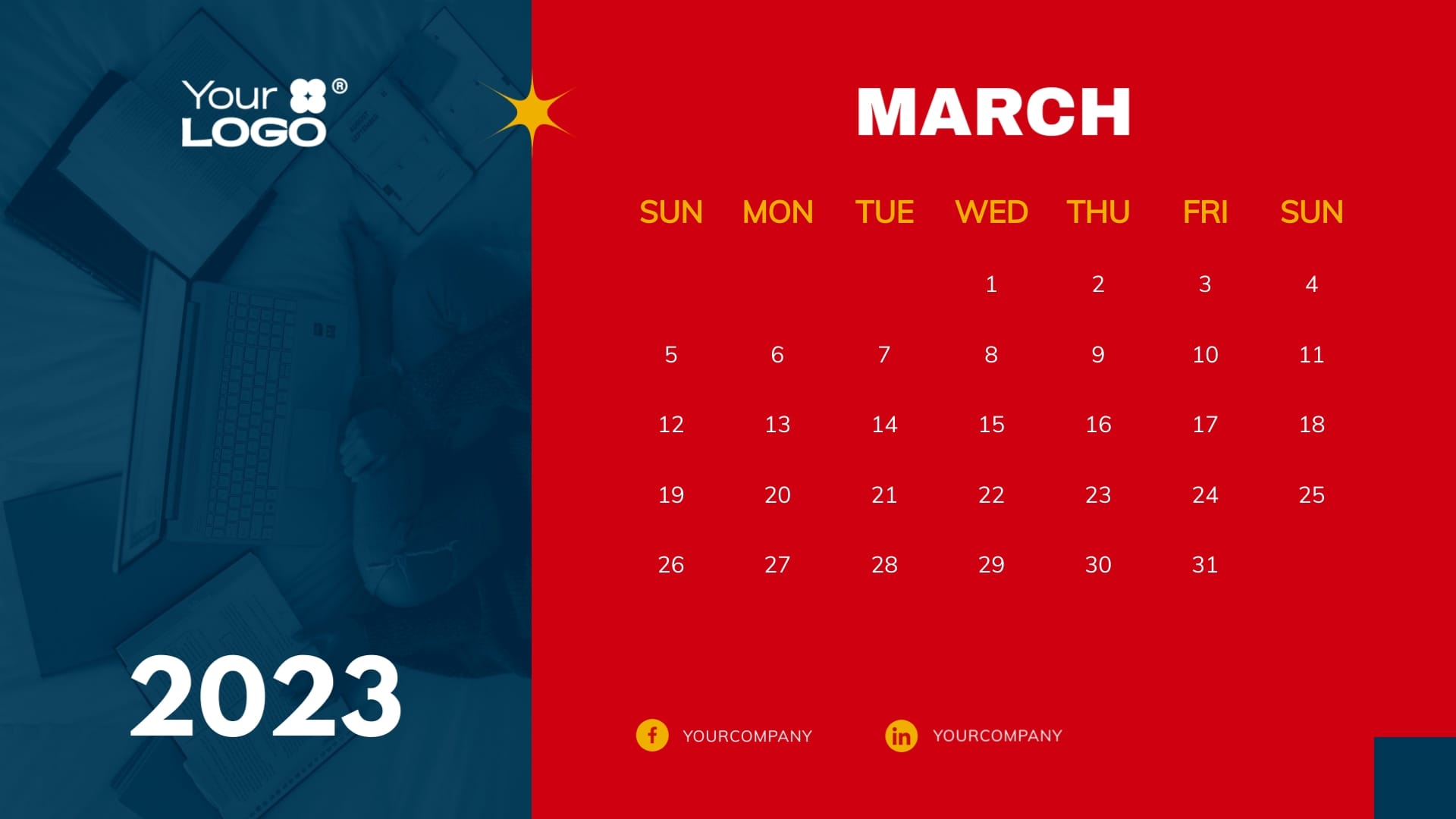 University Calendar Template - Slide 3 University Calendar Template - Slide 3