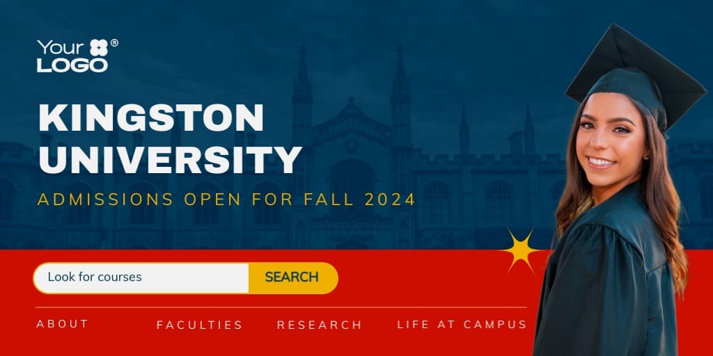 University Website Header Template | Visme