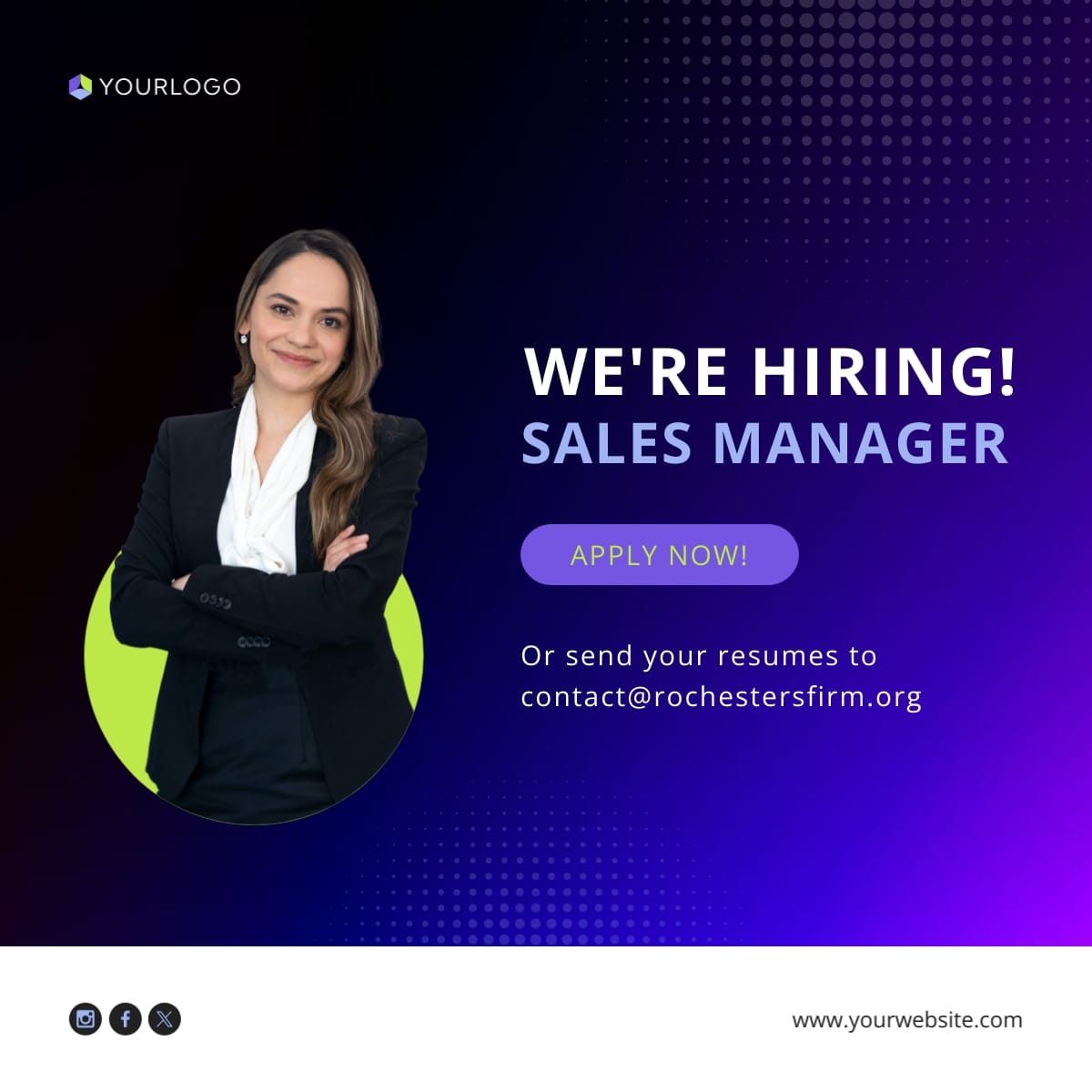 Vacancy LinkedIn Post Template