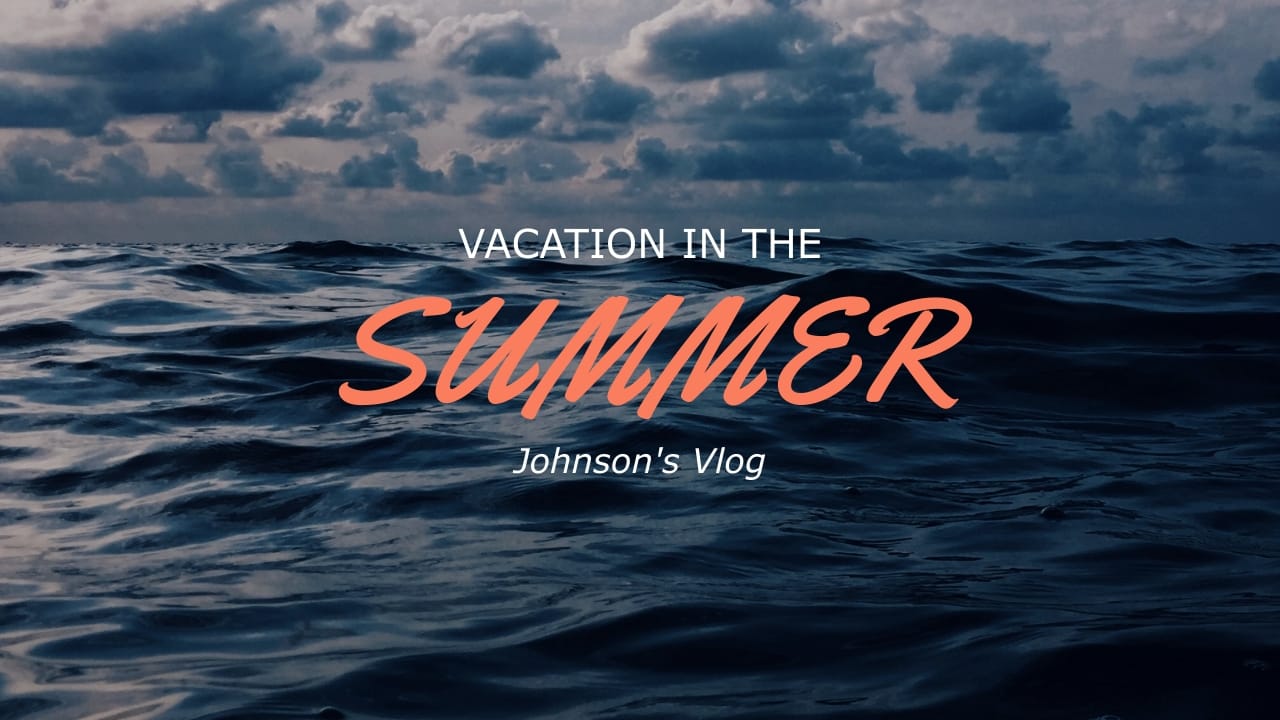 Vacation Youtube Video Cover Template