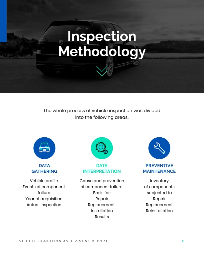 Vehicle Condition Assessment Report Template - Slide 4
