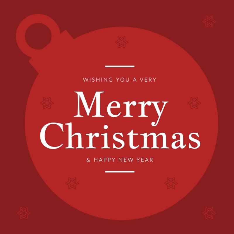 Very Merry Christmas Blog Graphic Medium Template