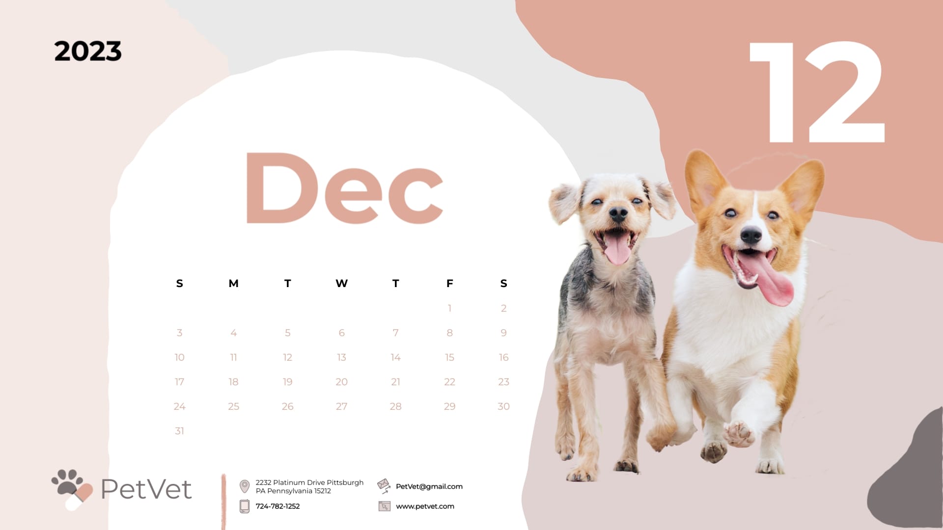 Veterinarian Firm Calendar Template - Slide 12 Veterinarian Firm Calendar Template - Slide 12