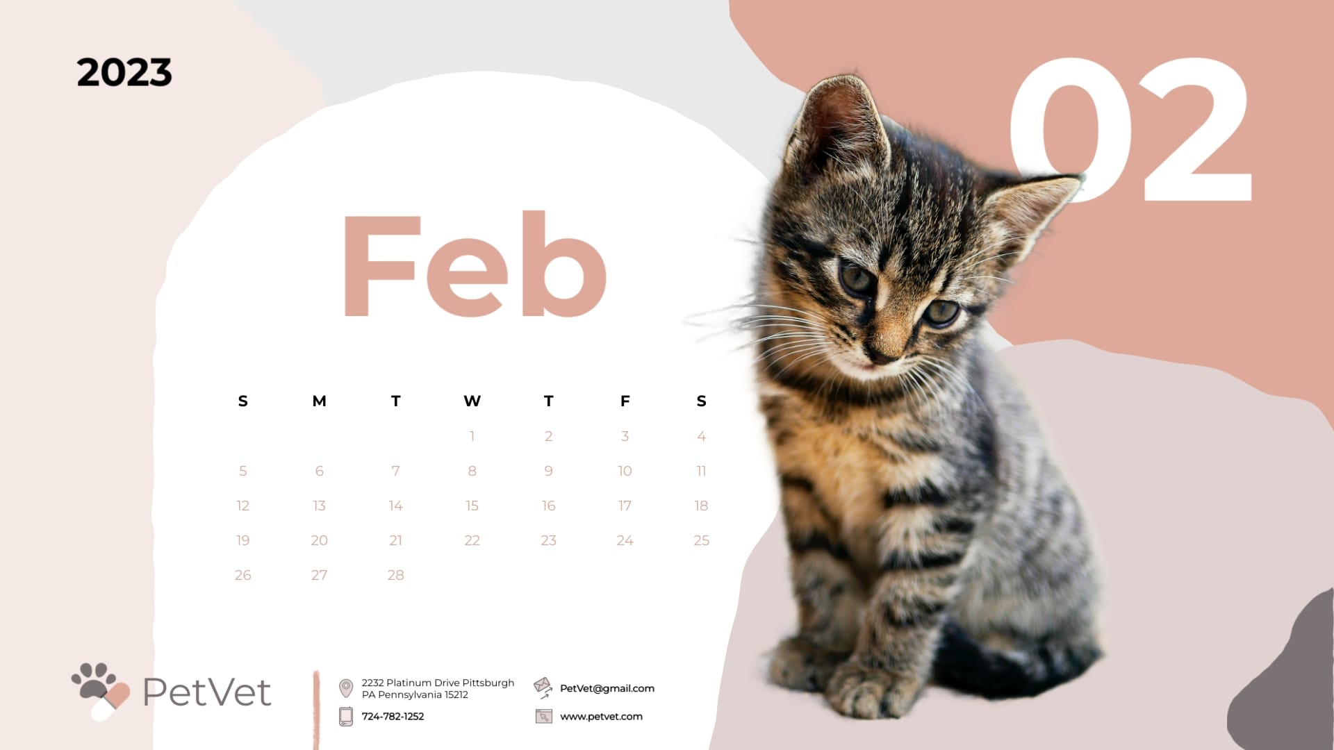 Veterinarian Firm Calendar Template - Slide 2 Veterinarian Firm Calendar Template - Slide 2