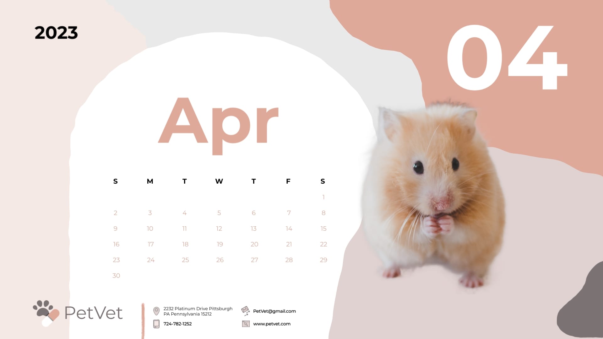 Veterinarian Firm Calendar Template - Slide 4 Veterinarian Firm Calendar Template - Slide 4