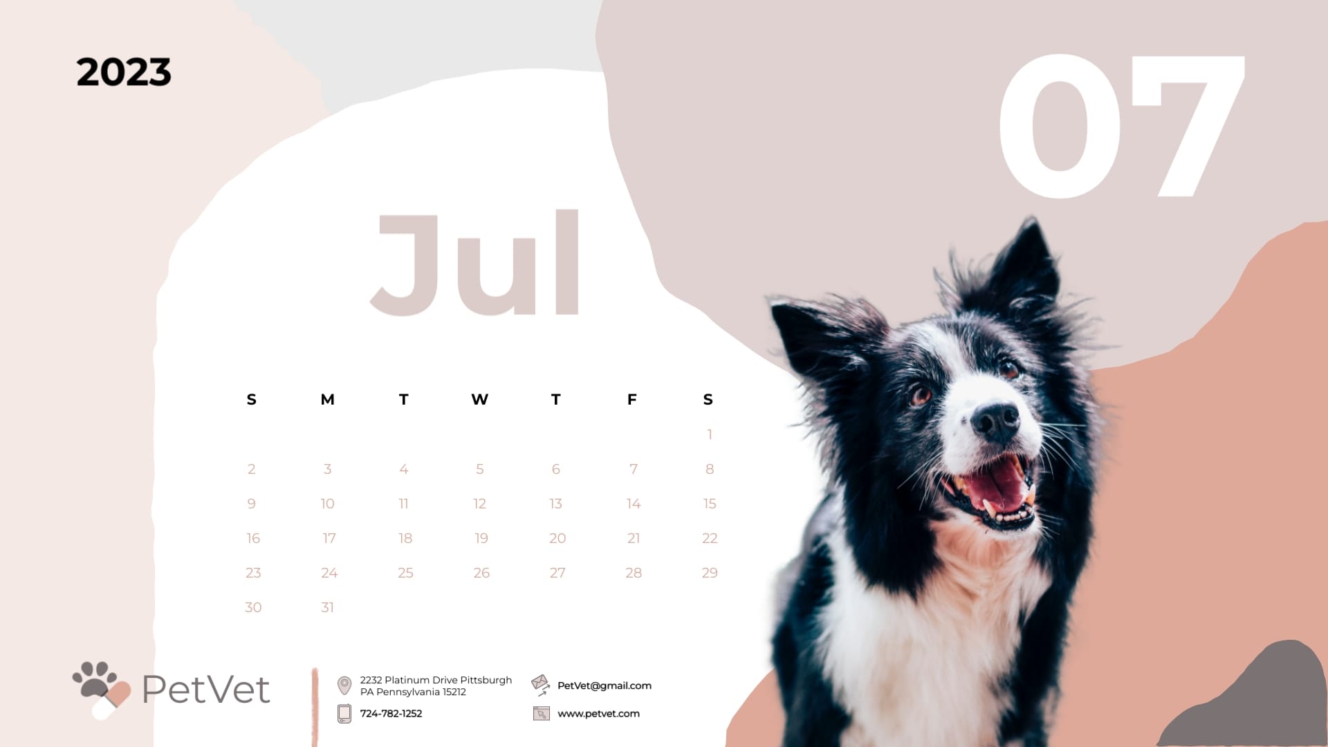 Veterinarian Firm Calendar Template - Slide 7 Veterinarian Firm Calendar Template - Slide 7