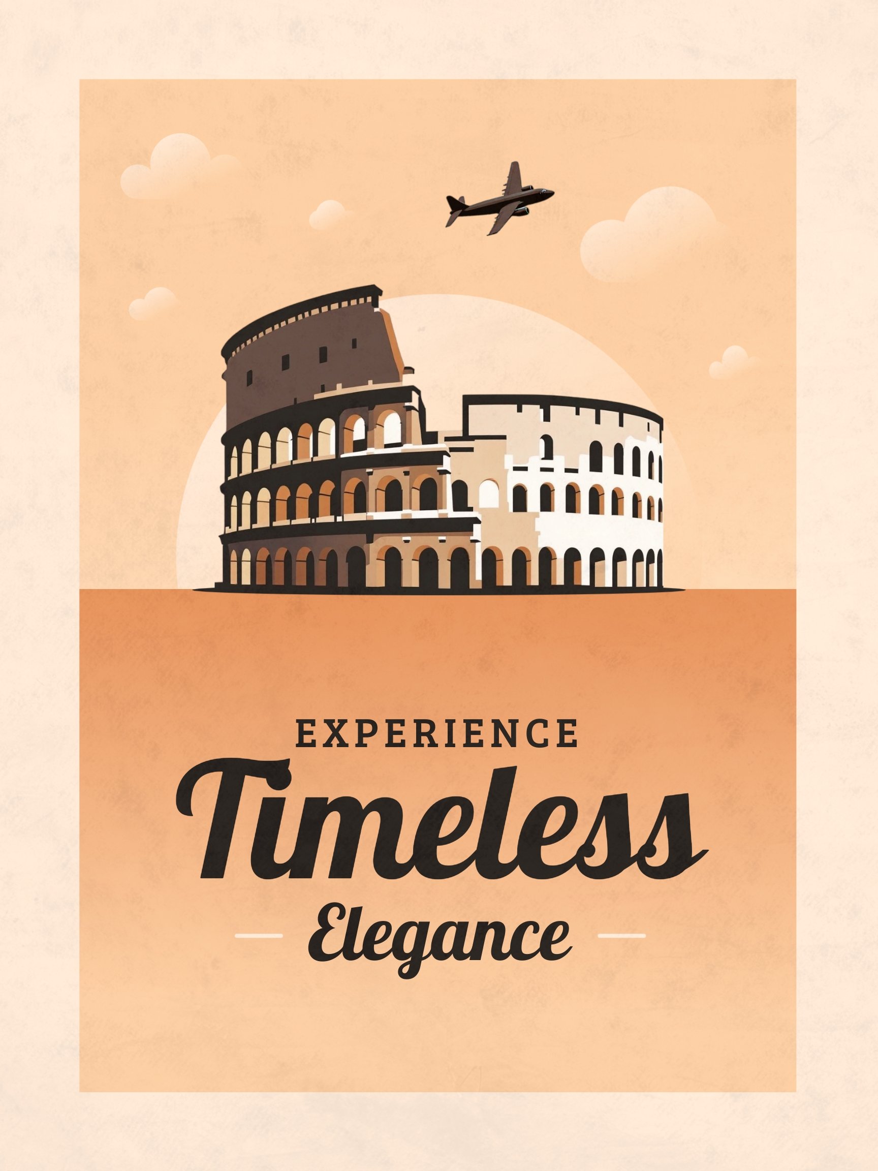 Vintage Travel Poster Template
