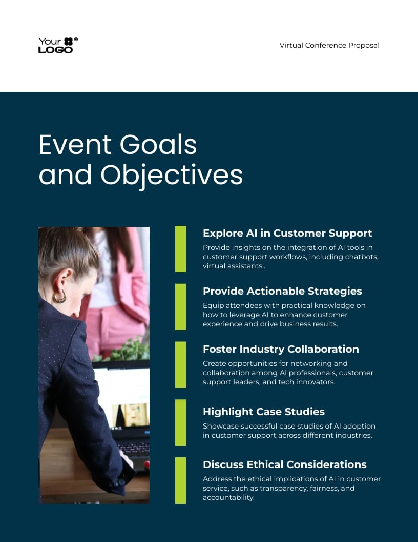 Virtual Conference Proposal Template - Slide 4 Virtual Conference Proposal Template - Slide 4