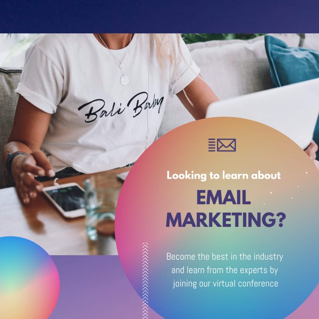 Virtual Event Facebook Video Ad Square Template