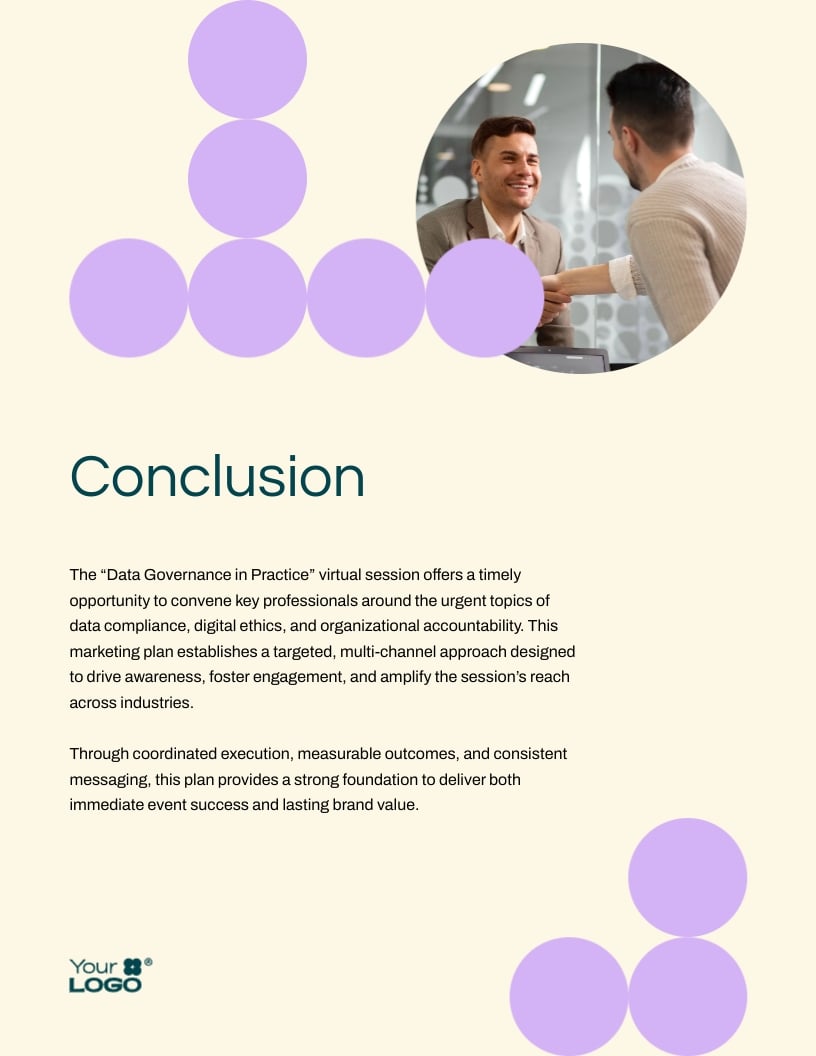 Virtual Event Marketing Plan Template - Slide 10 Virtual Event Marketing Plan Template - Slide 10