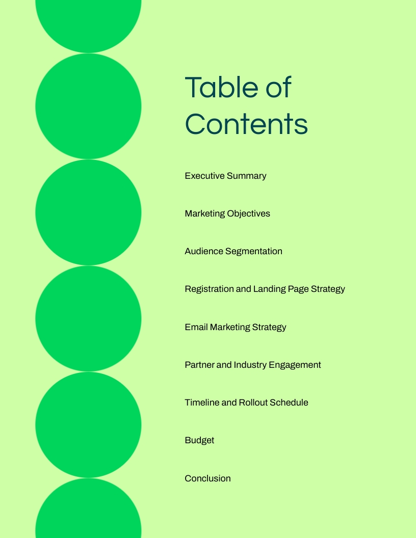 Virtual Event Marketing Plan Template - Slide 2 Virtual Event Marketing Plan Template - Slide 2