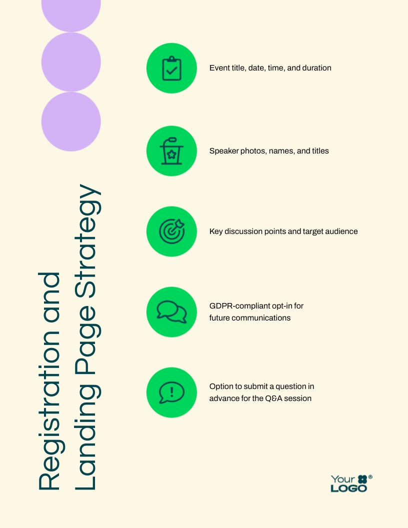 Virtual Event Marketing Plan Template - Slide 6 Virtual Event Marketing Plan Template - Slide 6