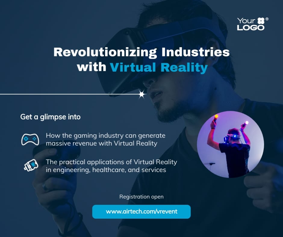 Virtual Reality Event Facebook Post Template