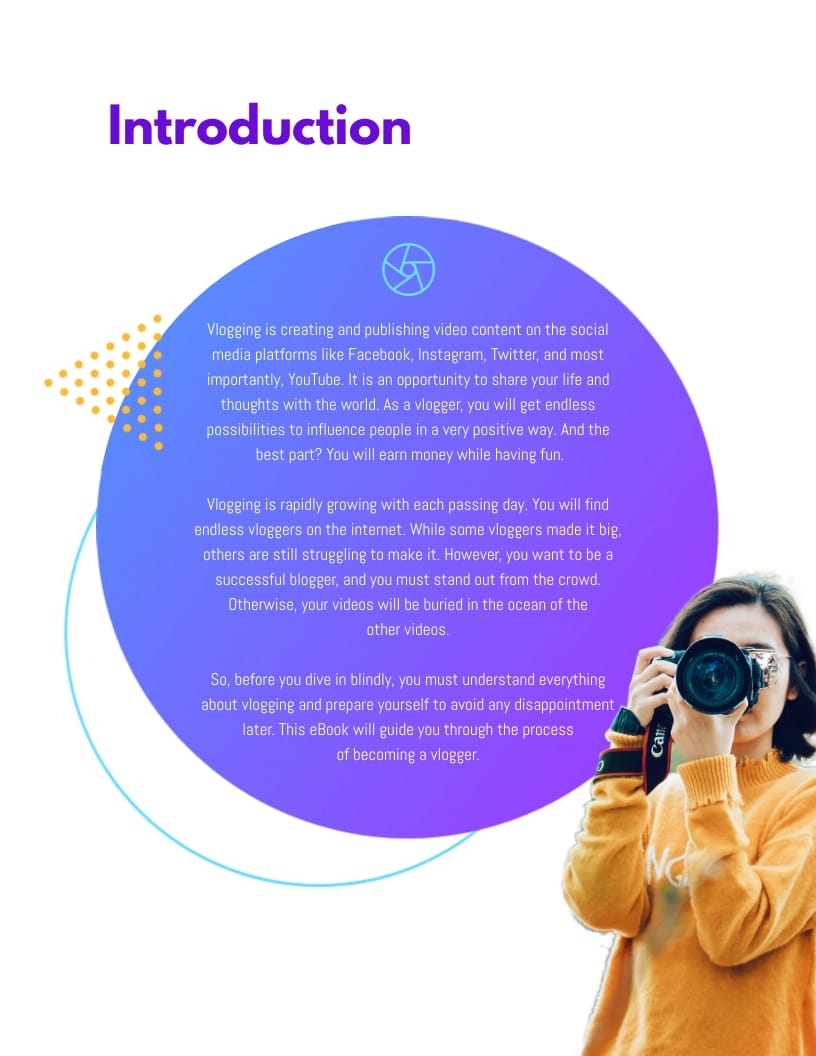 Vlogging Ebook