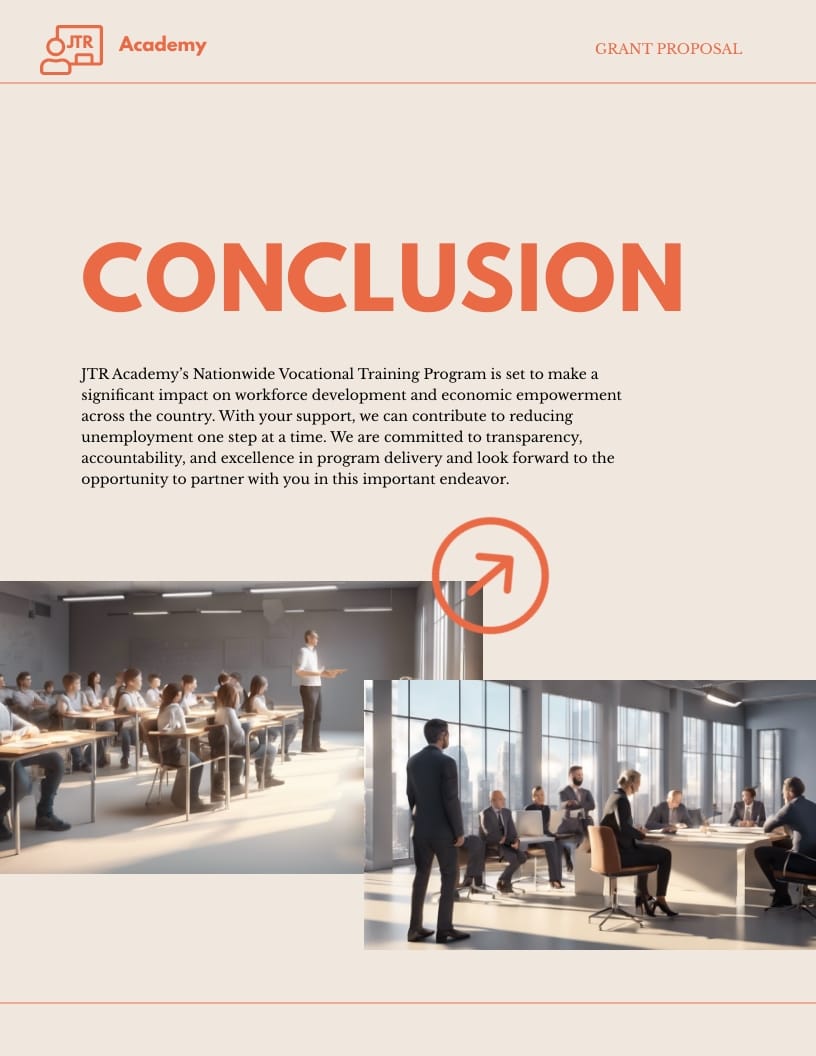 Vocational Training Program Grant Proposal Template - Slide 10 Vocational Training Program Grant Proposal Template - Slide 10