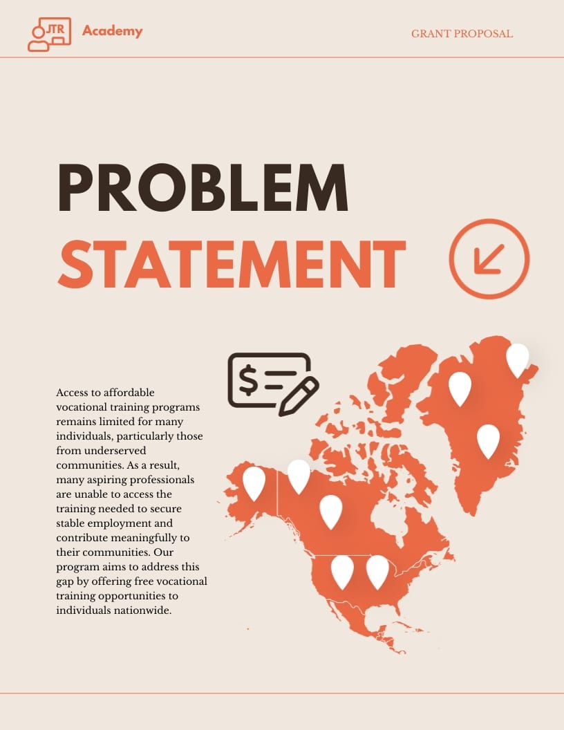 Vocational Training Program Grant Proposal Template - Slide 6 Vocational Training Program Grant Proposal Template - Slide 6