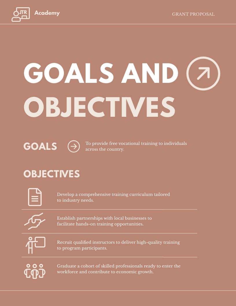 Vocational Training Program Grant Proposal Template - Slide 7 Vocational Training Program Grant Proposal Template - Slide 7