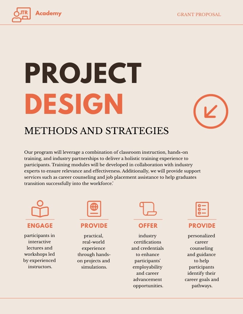 Vocational Training Program Grant Proposal Template - Slide 8 Vocational Training Program Grant Proposal Template - Slide 8