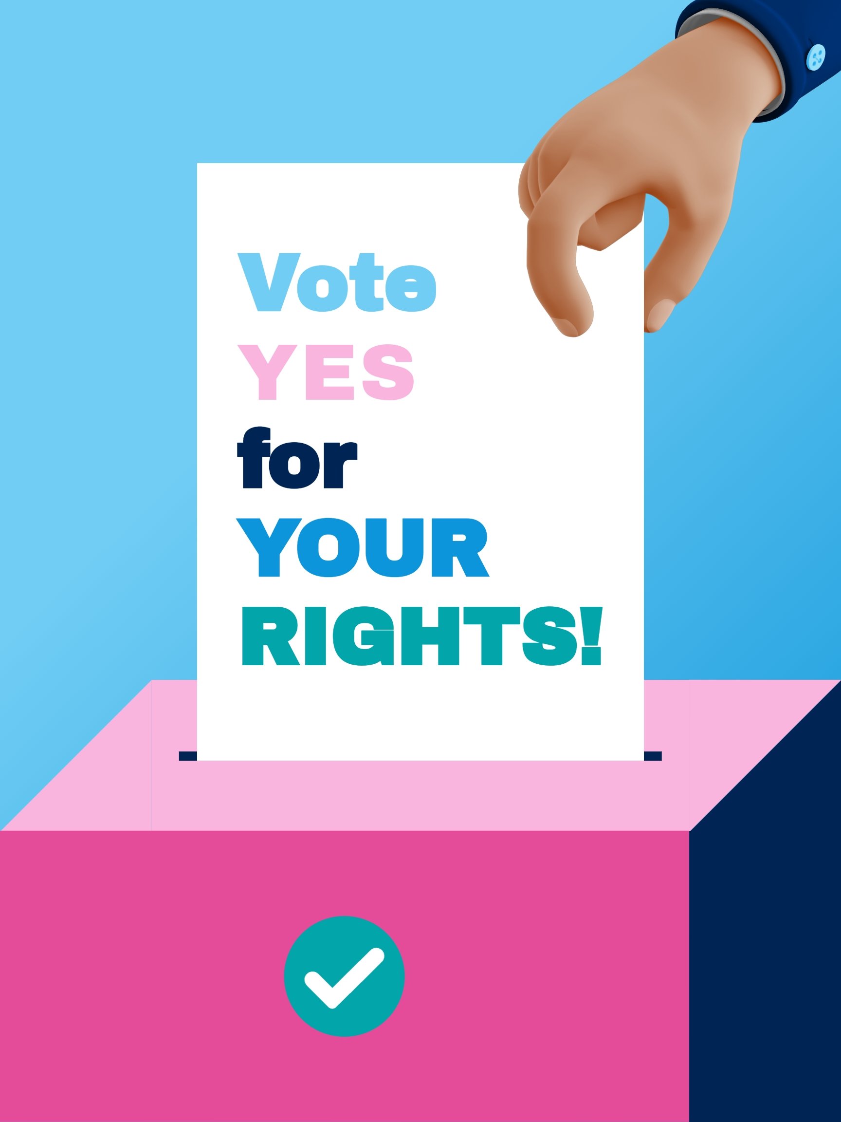 Vote Yes Poster Template