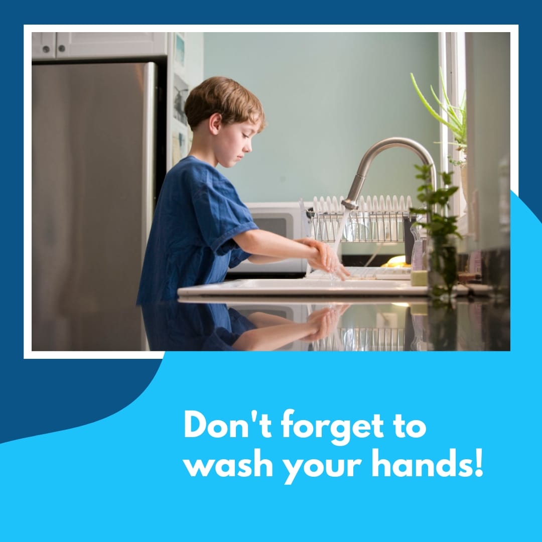 Wash Your Hands Reminder Animated Square Template