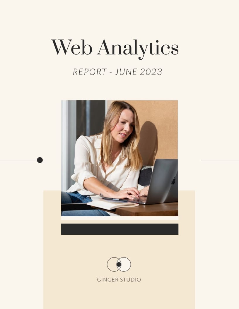 Web Analytics Report Template
