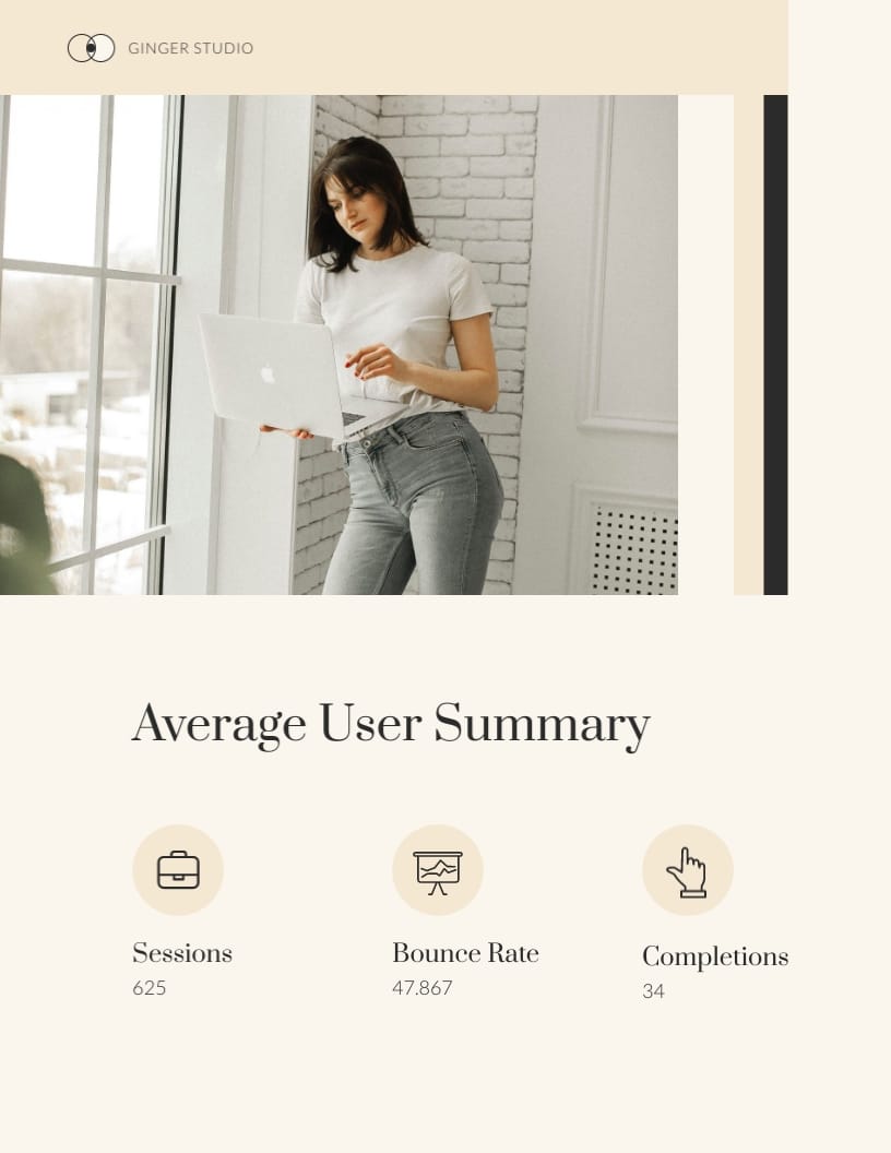 Web Analytics Report Template - Slide 6 Web Analytics Report Template - Slide 6