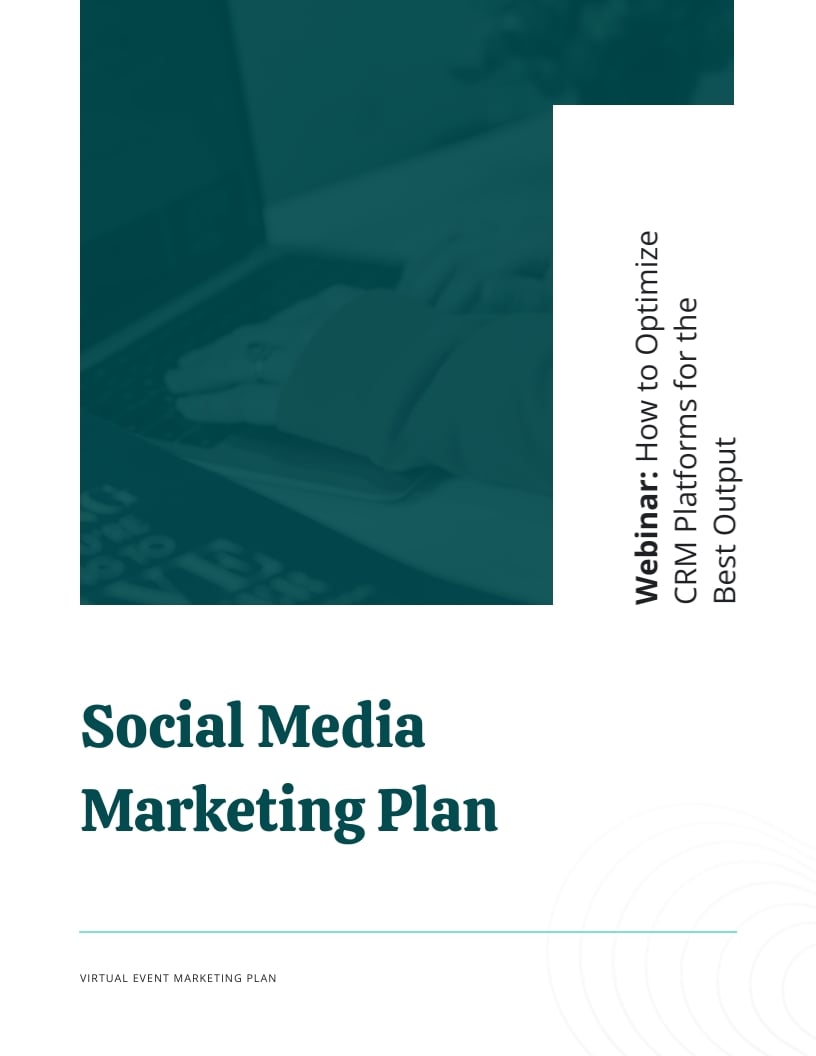 Webinar Virtual Event Marketing Plan Template