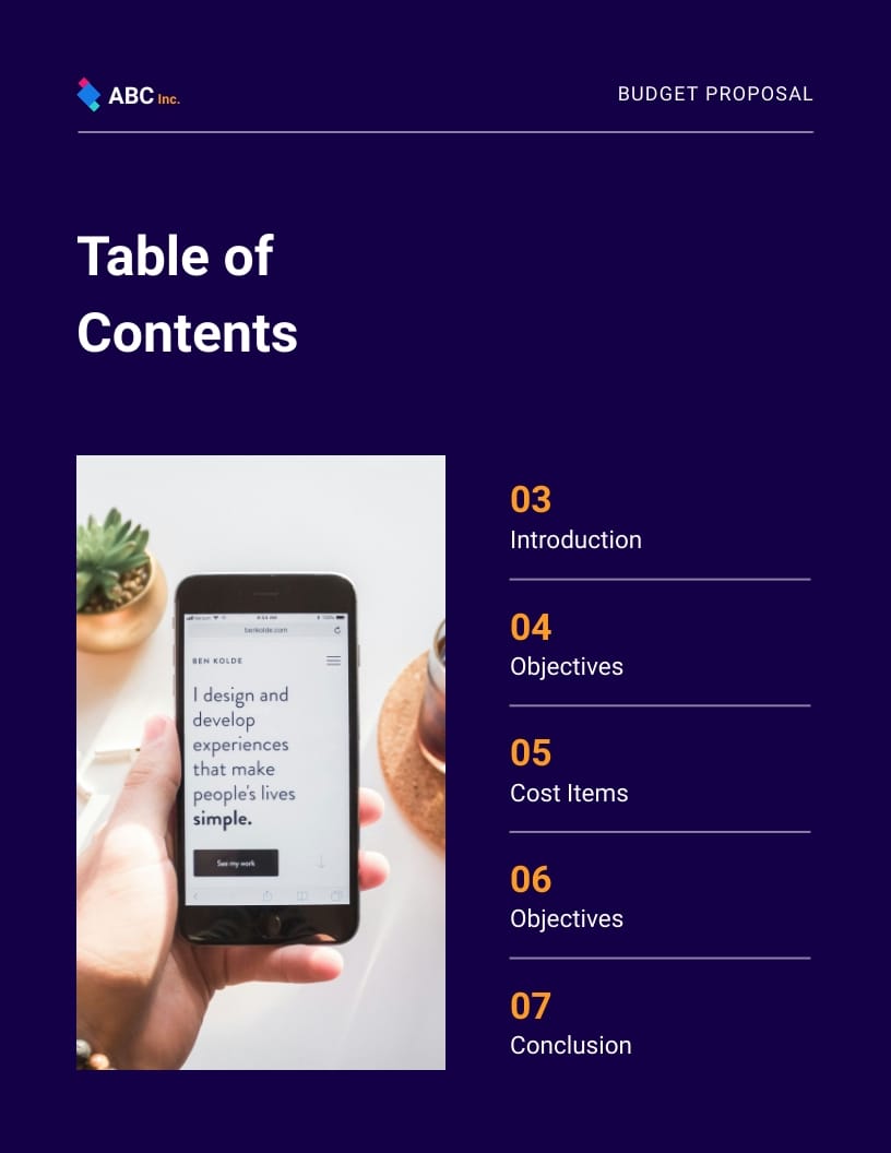 Website Budget Proposal Template - Slide 2 Website Budget Proposal Template - Slide 2