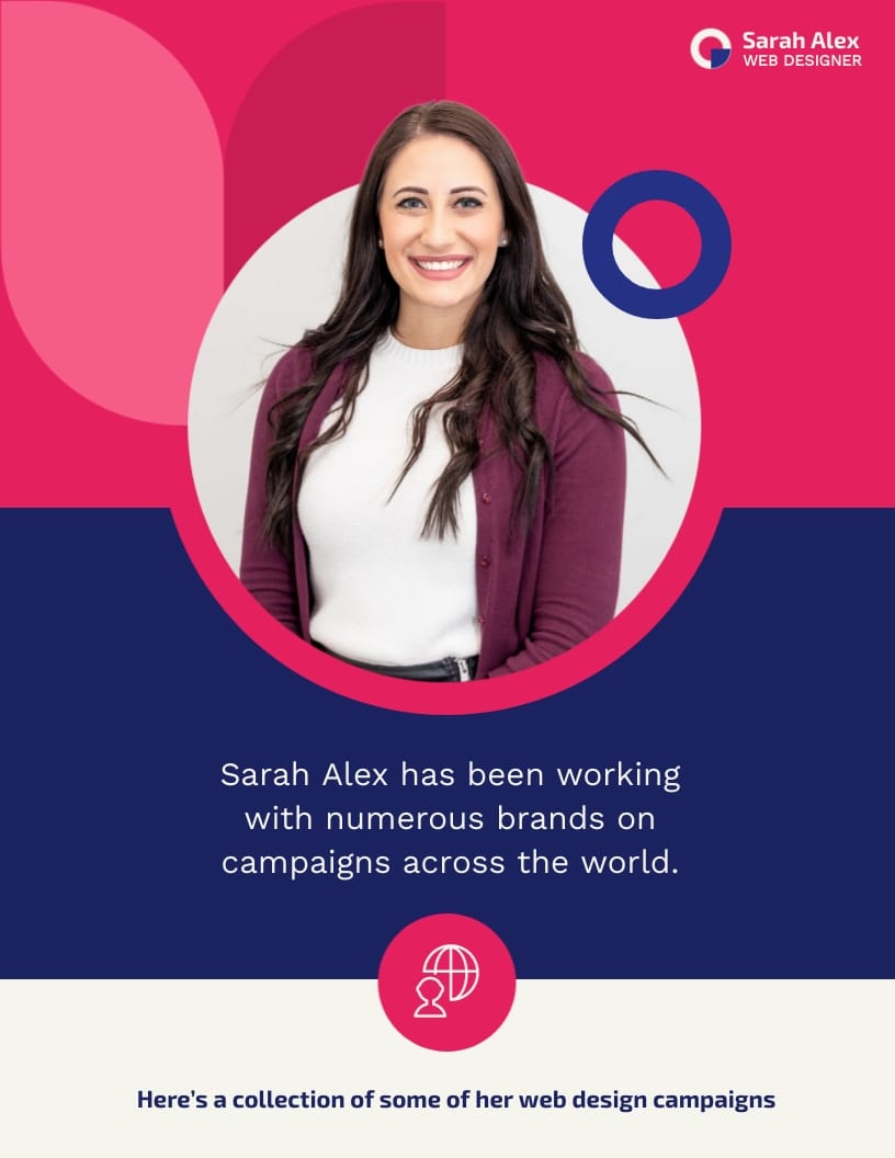 Website Design Portfolio Template - Slide 2 Website Design Portfolio Template - Slide 2