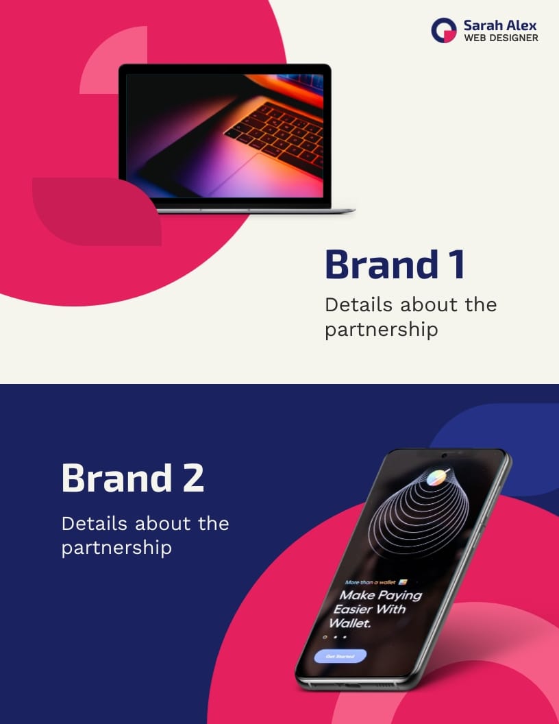 Website Design Portfolio Template - Slide 3 Website Design Portfolio Template - Slide 3