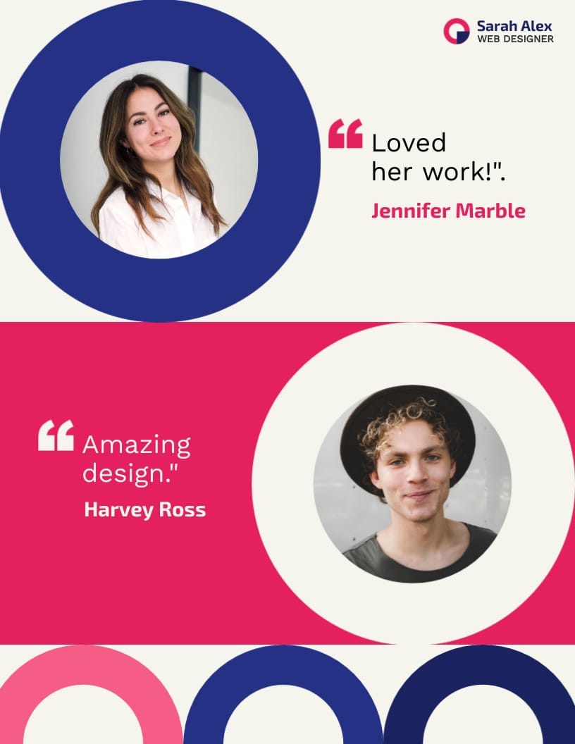 Website Design Portfolio Template - Slide 4 Website Design Portfolio Template - Slide 4