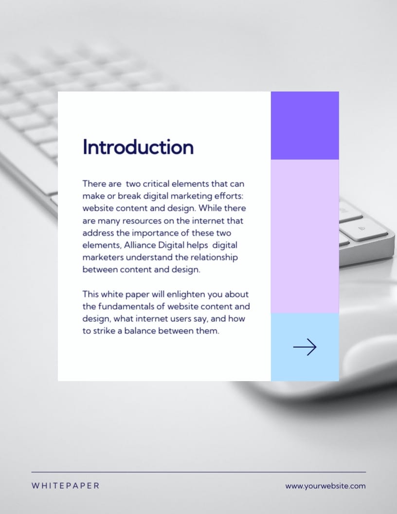 Website Design White Paper Template - Slide 3 Website Design White Paper Template - Slide 3