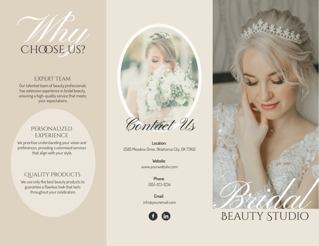 Wedding Services Brochure Template