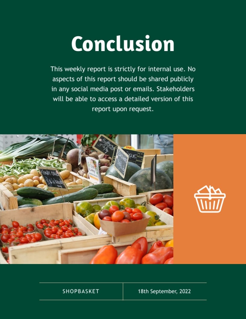 Weekly Customer Service Report Template | Visme
