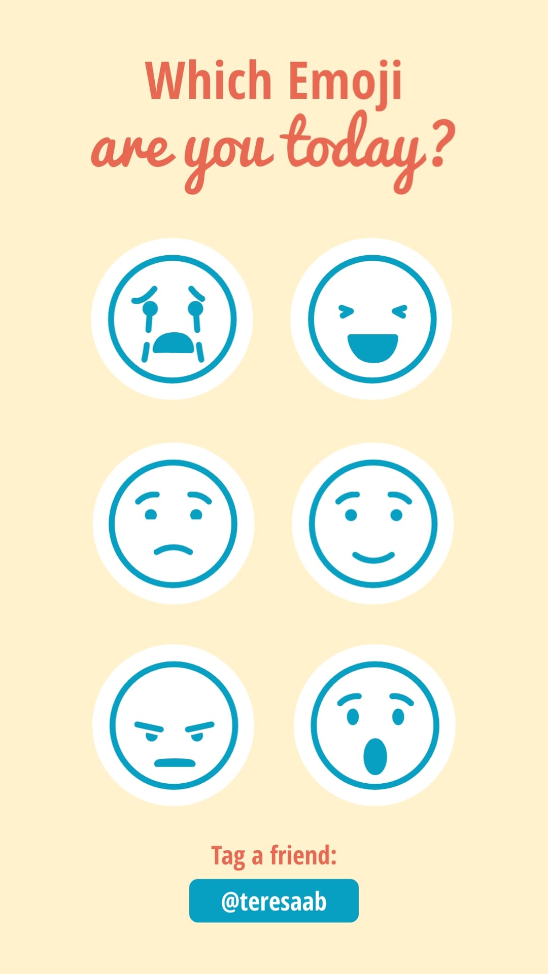 Which Emoji Are You Animated Vertical Template