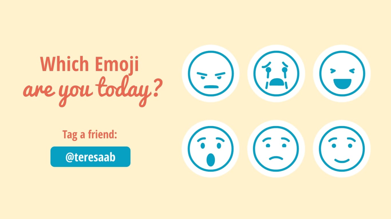 Which Emoji Are You Animated Wide Template