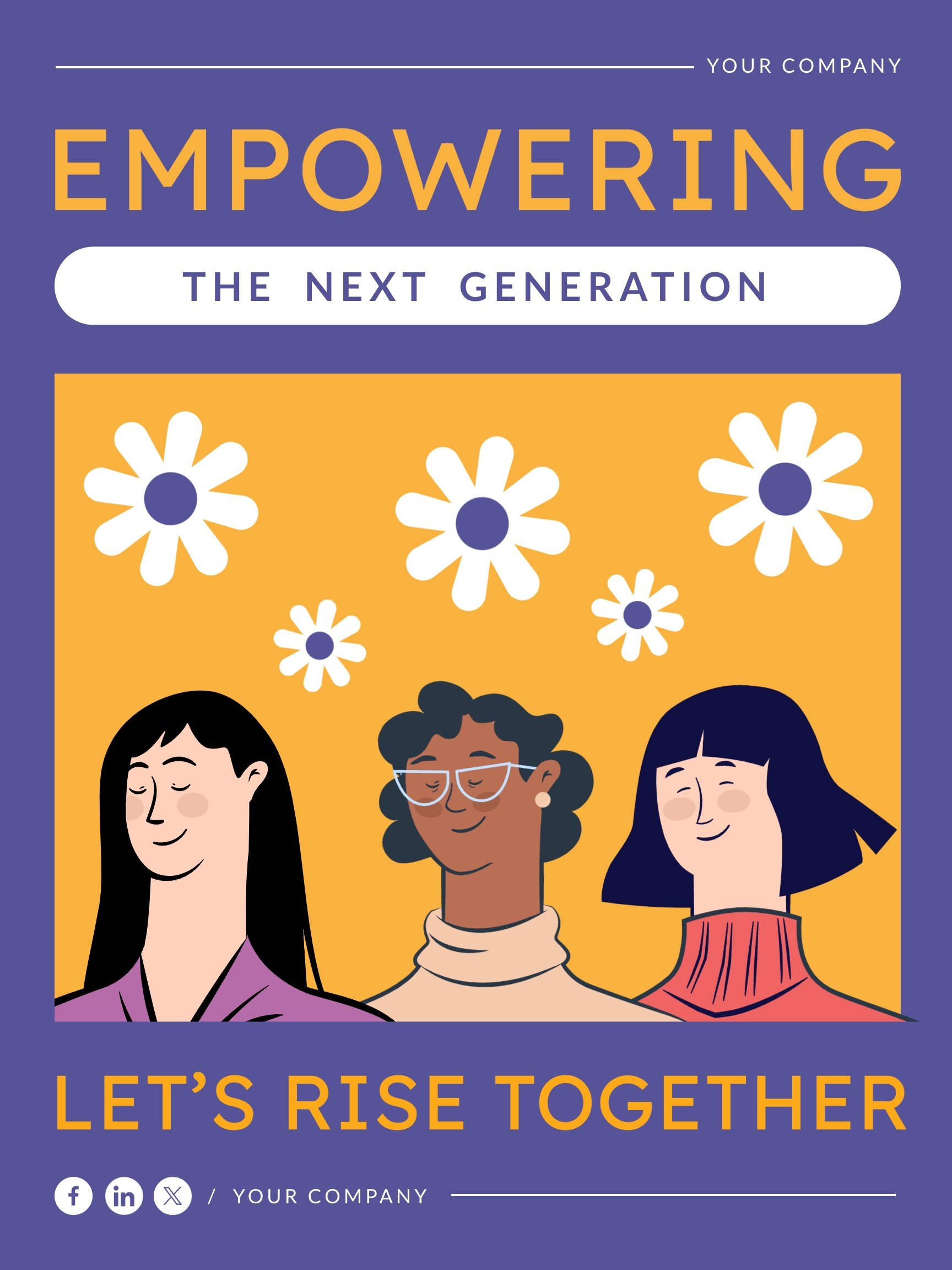Women Campaign Poster Template