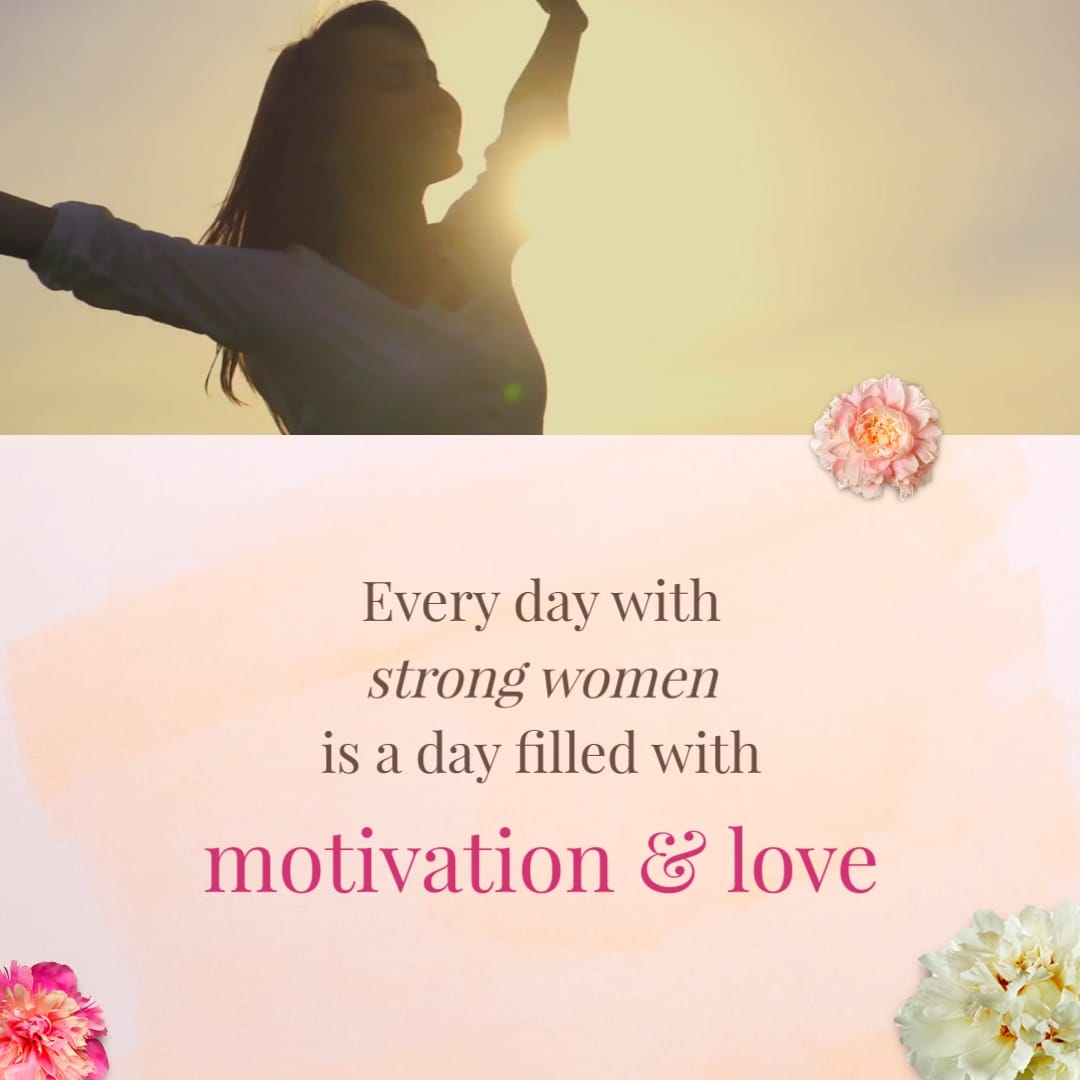Womens Love Postcard Square Template