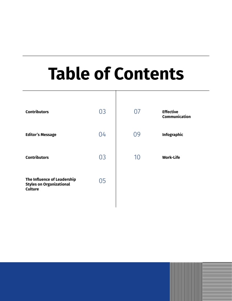 Work-Life Magazine Template - Slide 2 Work-Life Magazine Template - Slide 2