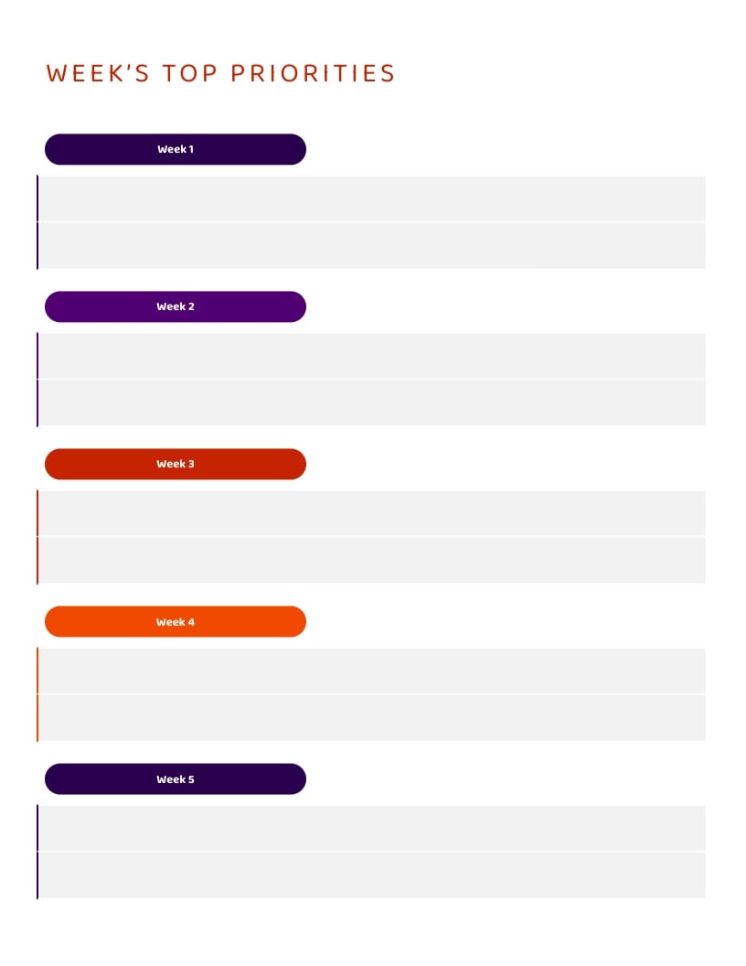 Work Week Schedule Template - Slide 2 Work Week Schedule Template - Slide 2