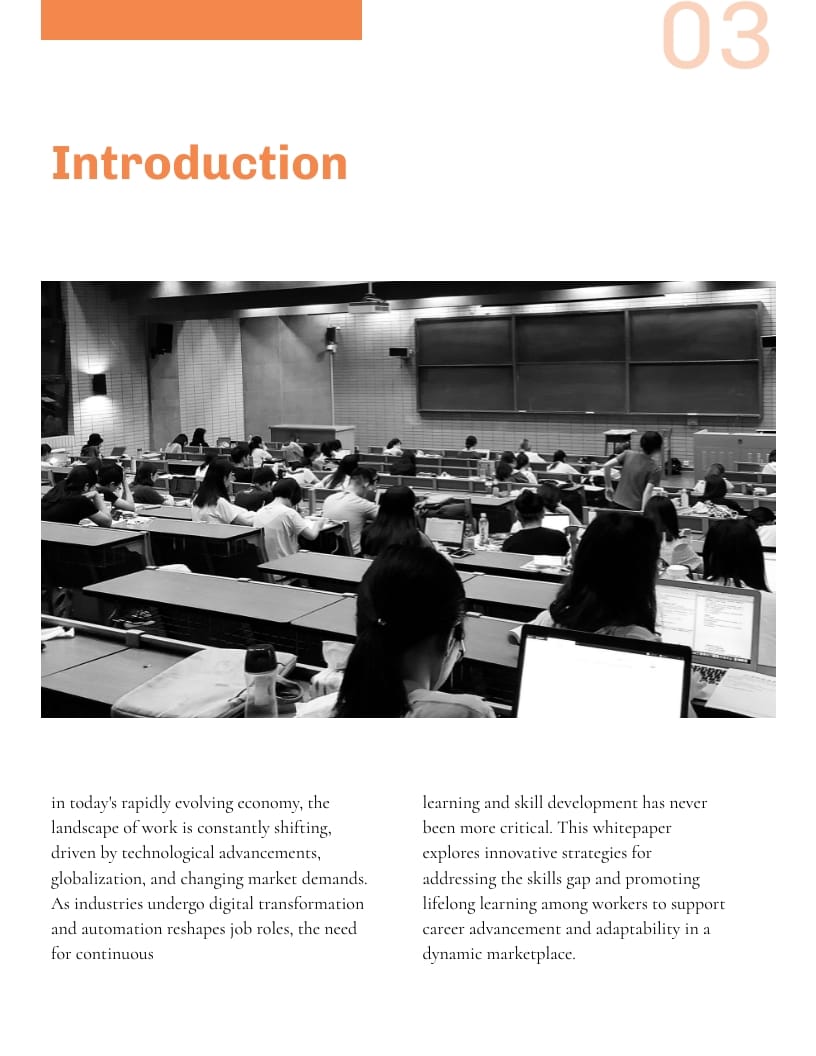 Workforce Empowerment Whitepaper Template | Visme