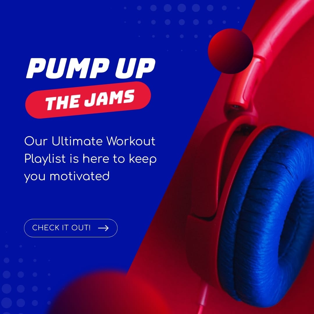 Workout Playlist Instagram Post Template