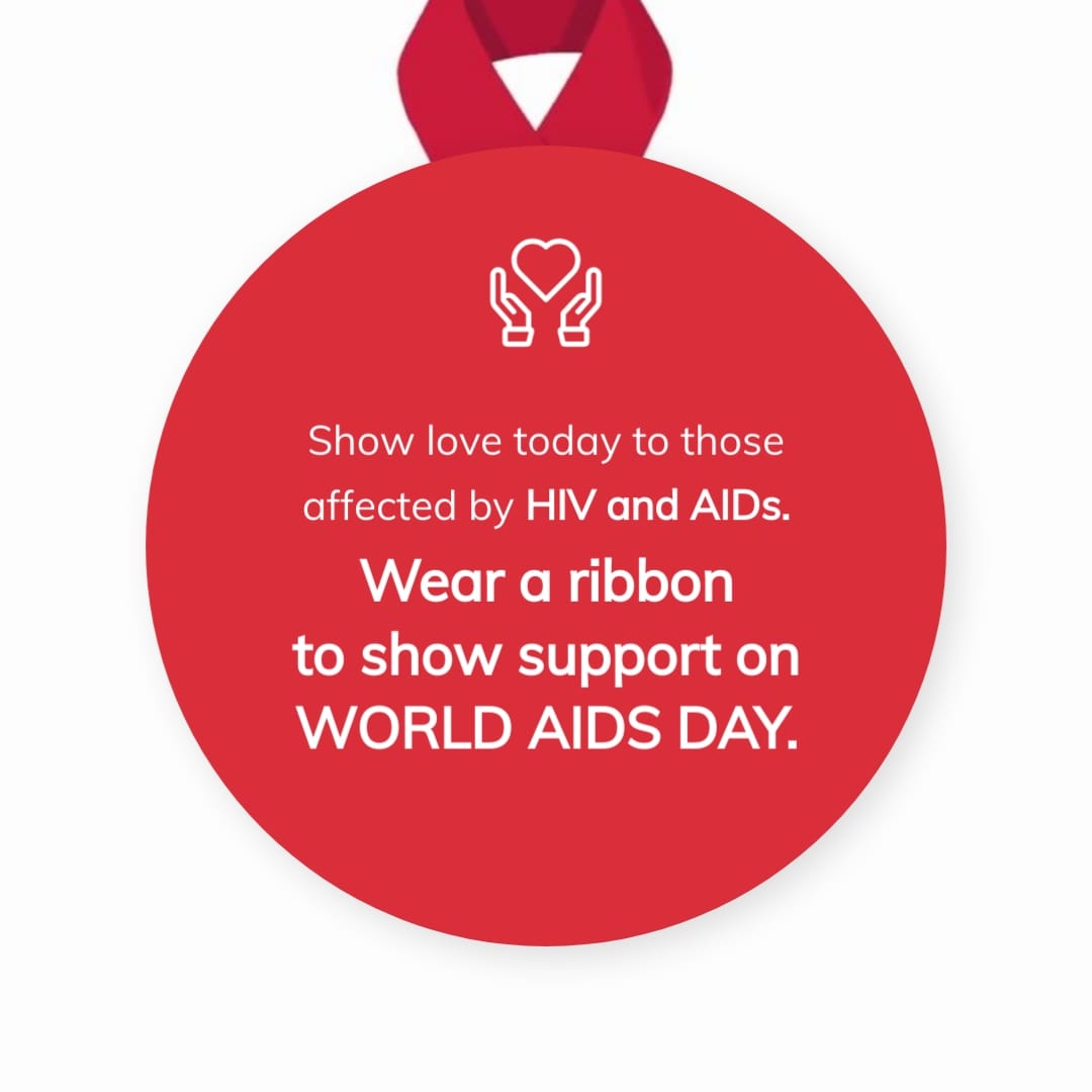 World AIDS Day Greeting Card Square Template