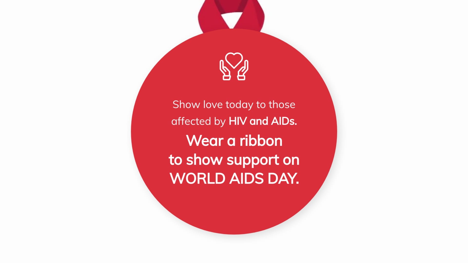 World AIDS Day Greeting Card Template