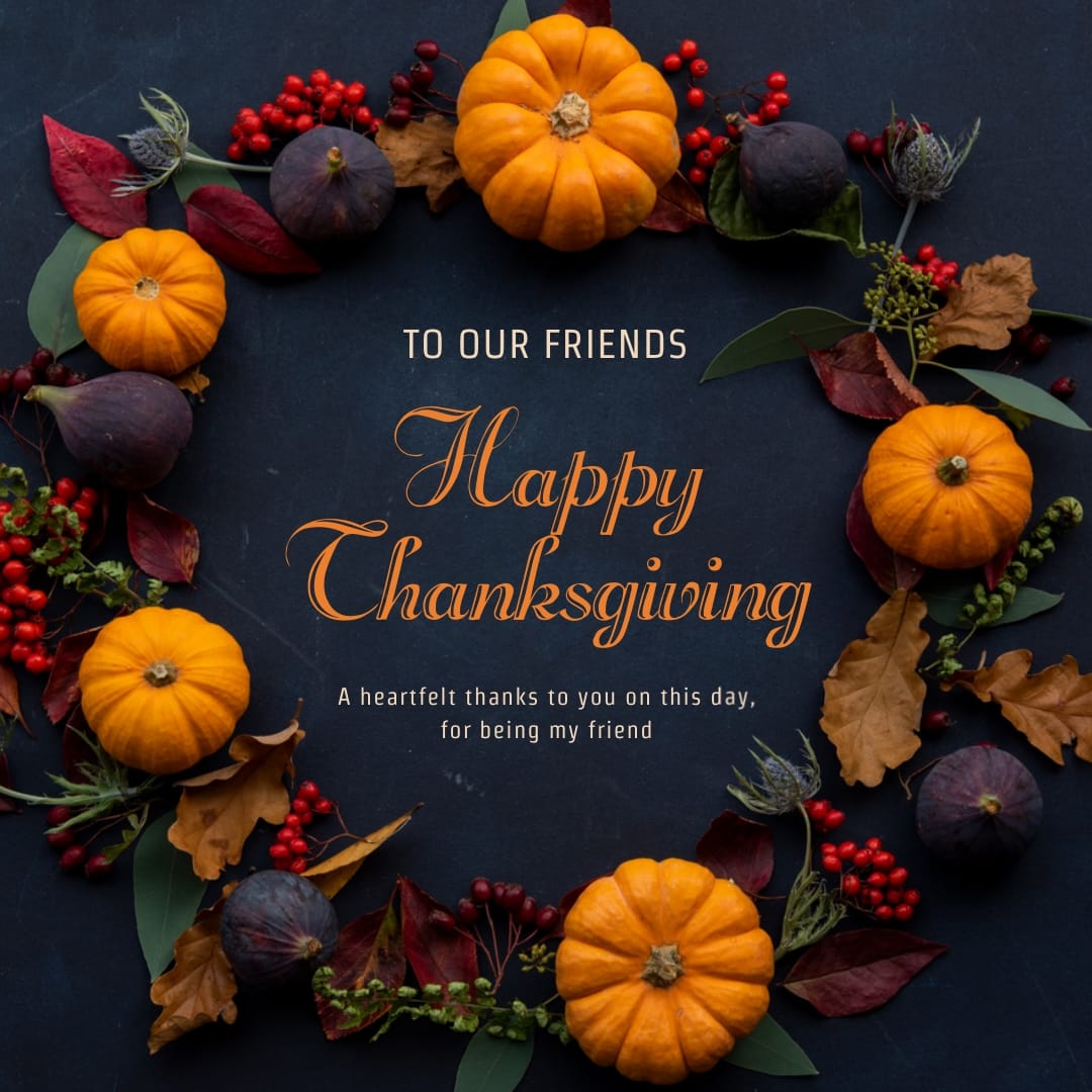 Wreath Thanksgiving Instagram Post Template