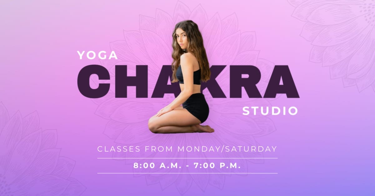 Yoga Studio Classes Facebook Ad Template