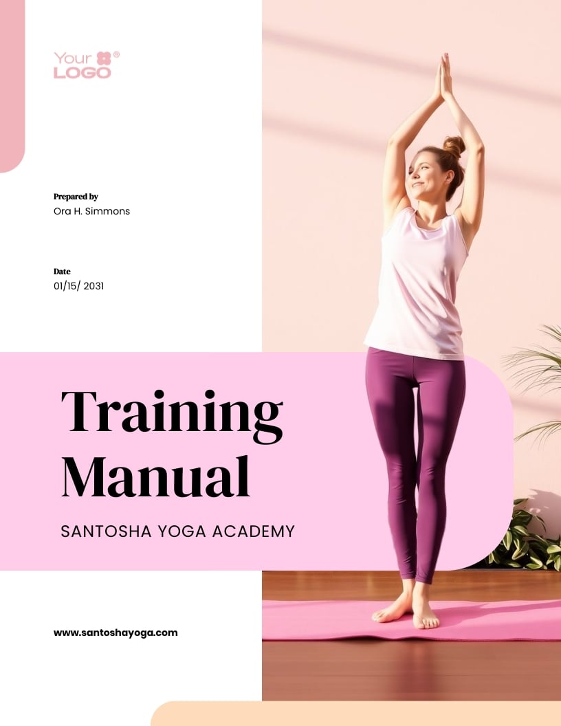 Yoga Teacher Training Manual Template