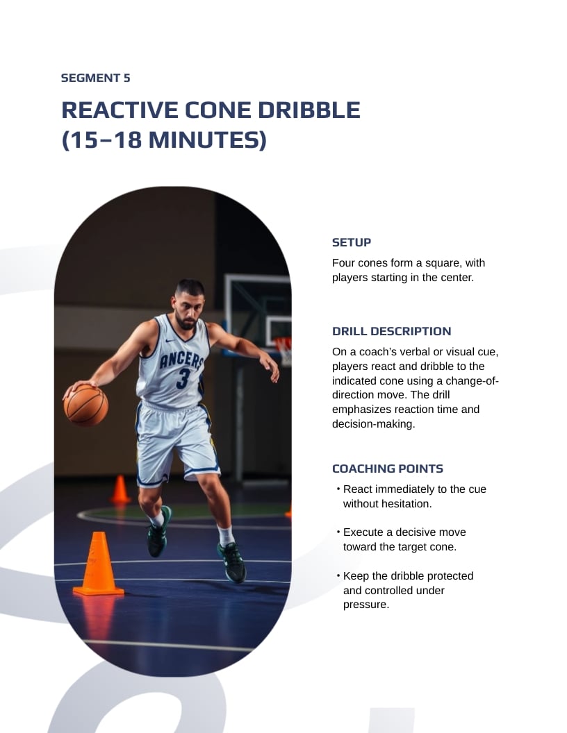 Youth Basketball Practice Plan Template | Visme