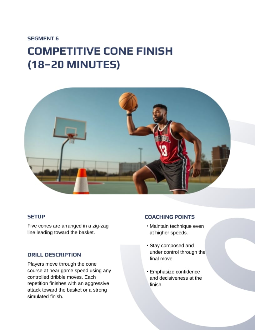 Youth Basketball Practice Plan Template | Visme